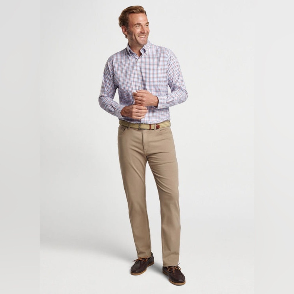 Peter Millar Calgary Crown Lite Summer Comfort Dress Shirt - EUC